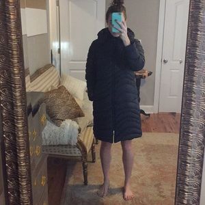 Puffy black Patagonia jacket